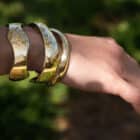 présentation bracelet manchette laiton ile-de-re bijoux